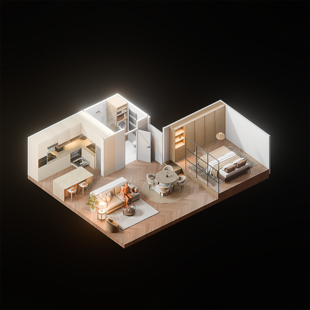 AI-enhanced render 5